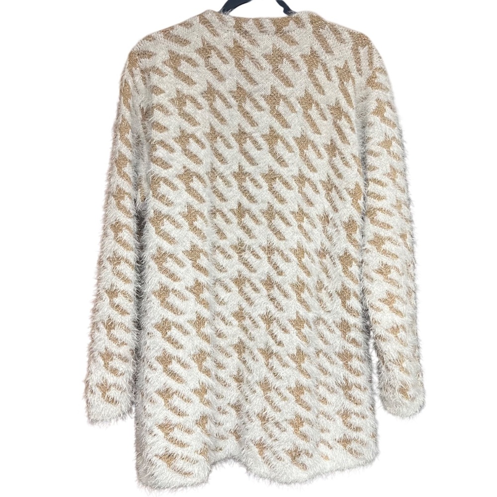 Janice Apparel Eyelash Cardigan Duster Sweater Pockets - Picture 5 of 6